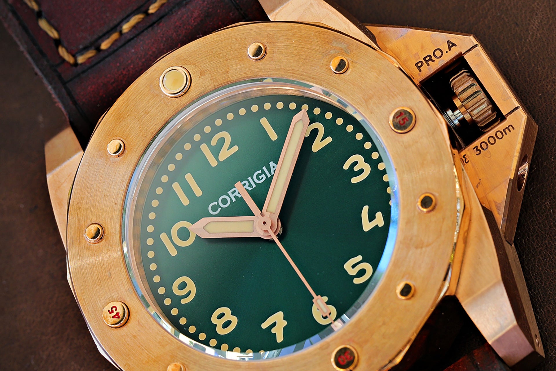 Corrigia01 Bronze S-Green REF.AS.609-613-576-577 Ausstellungsstück