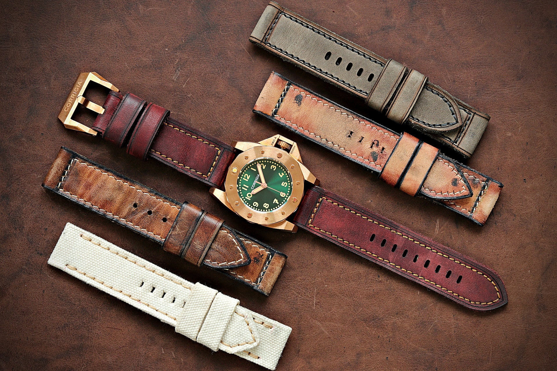 Corrigia01 Bronze S-Green Ref.609-613-576-577