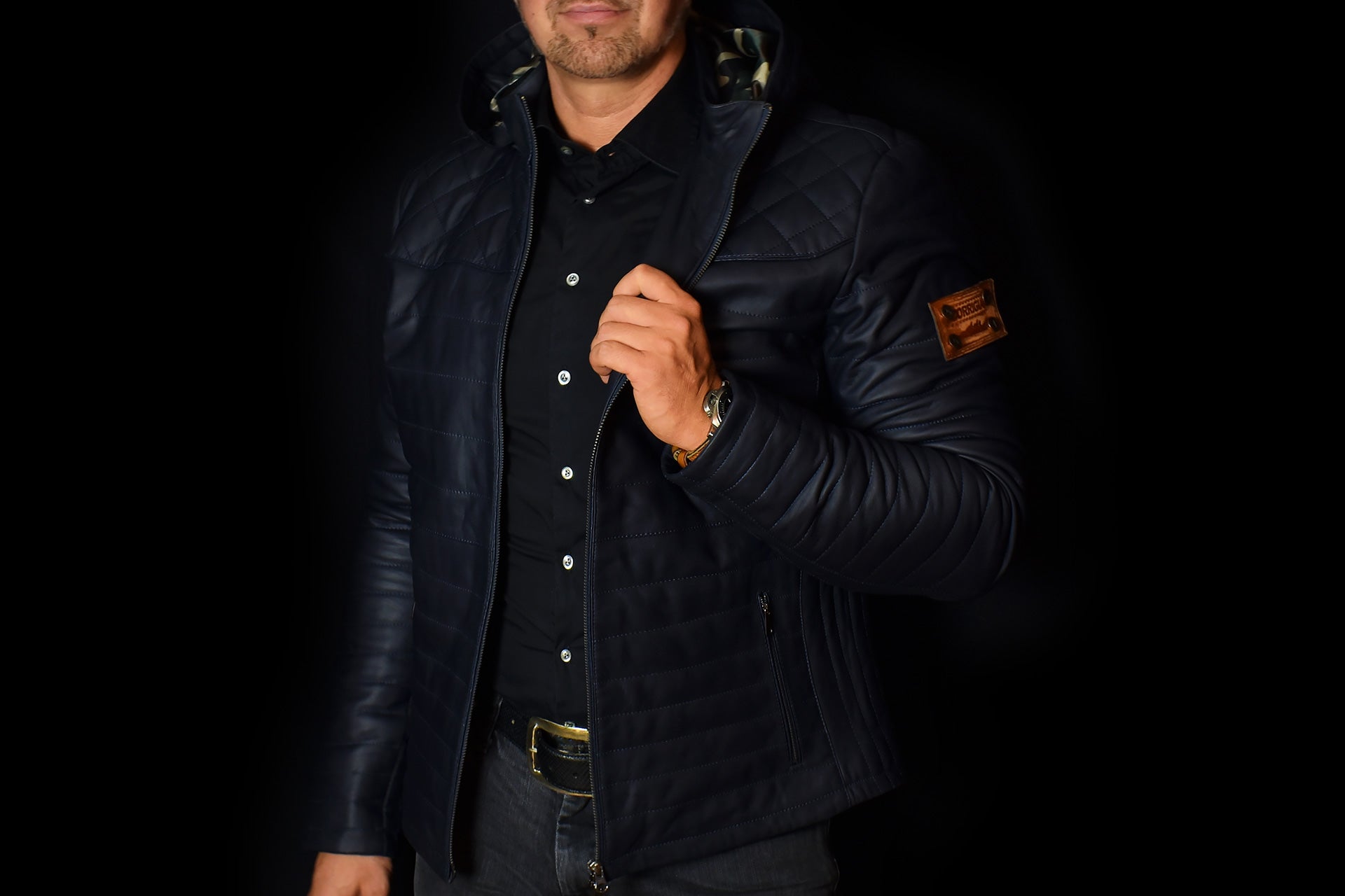 Jacket 05 - Blue Removable Hood