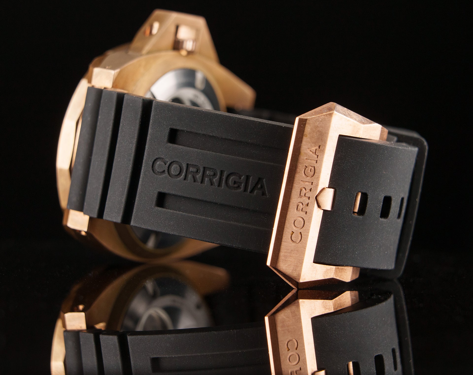 RUBBER01 Deep Black Tactical FKM wave rubber