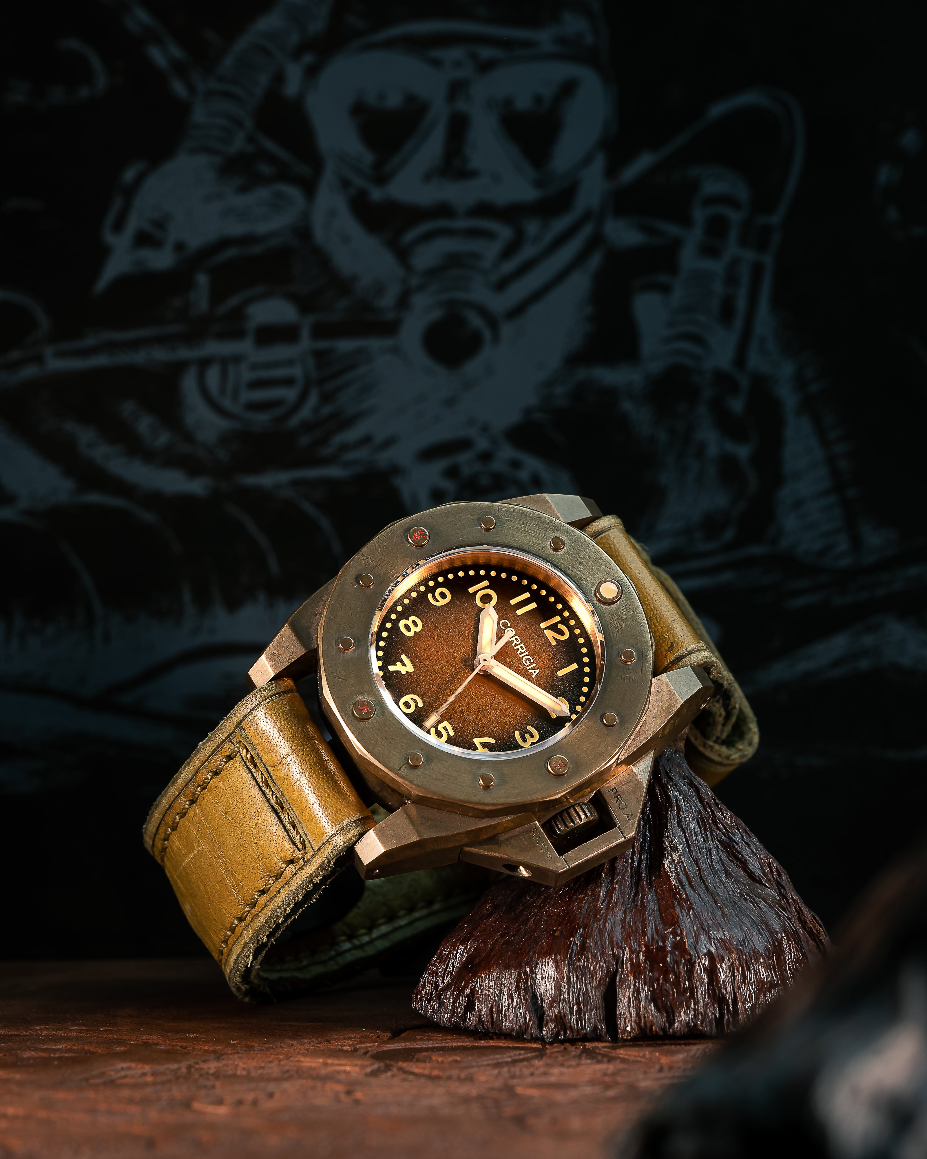 Corrigia01 Bronze P-Brown Ref.612-613-576-577