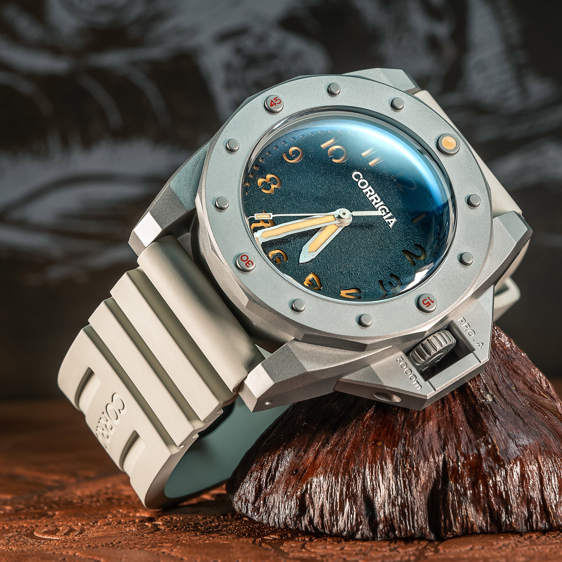 RUBBER02 Arctic Gray Tactical FKM wave rubber