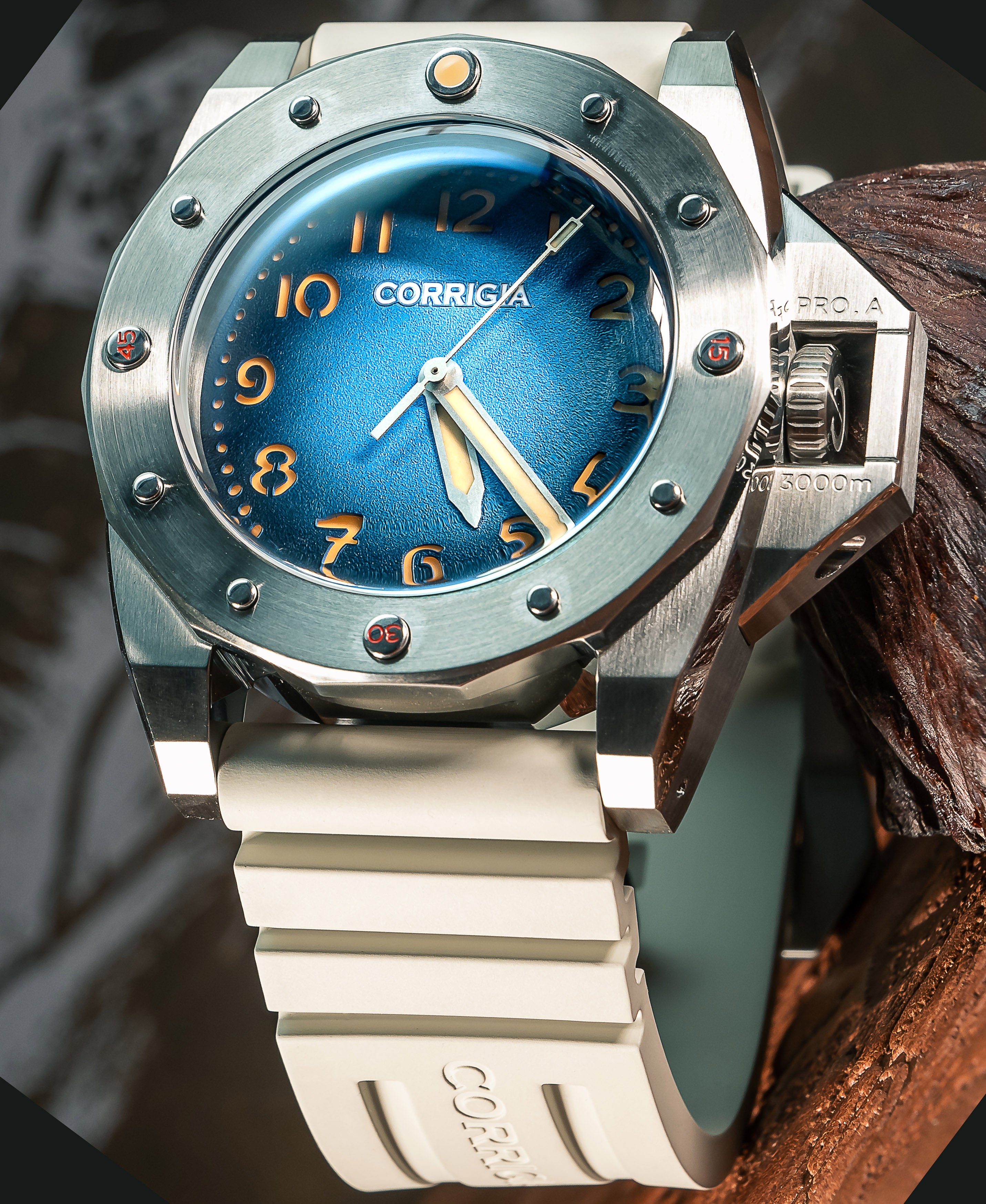 Corrigia02 Steel P-Blue REF.AS.590-614-578-579-580 Ausstellungsstück