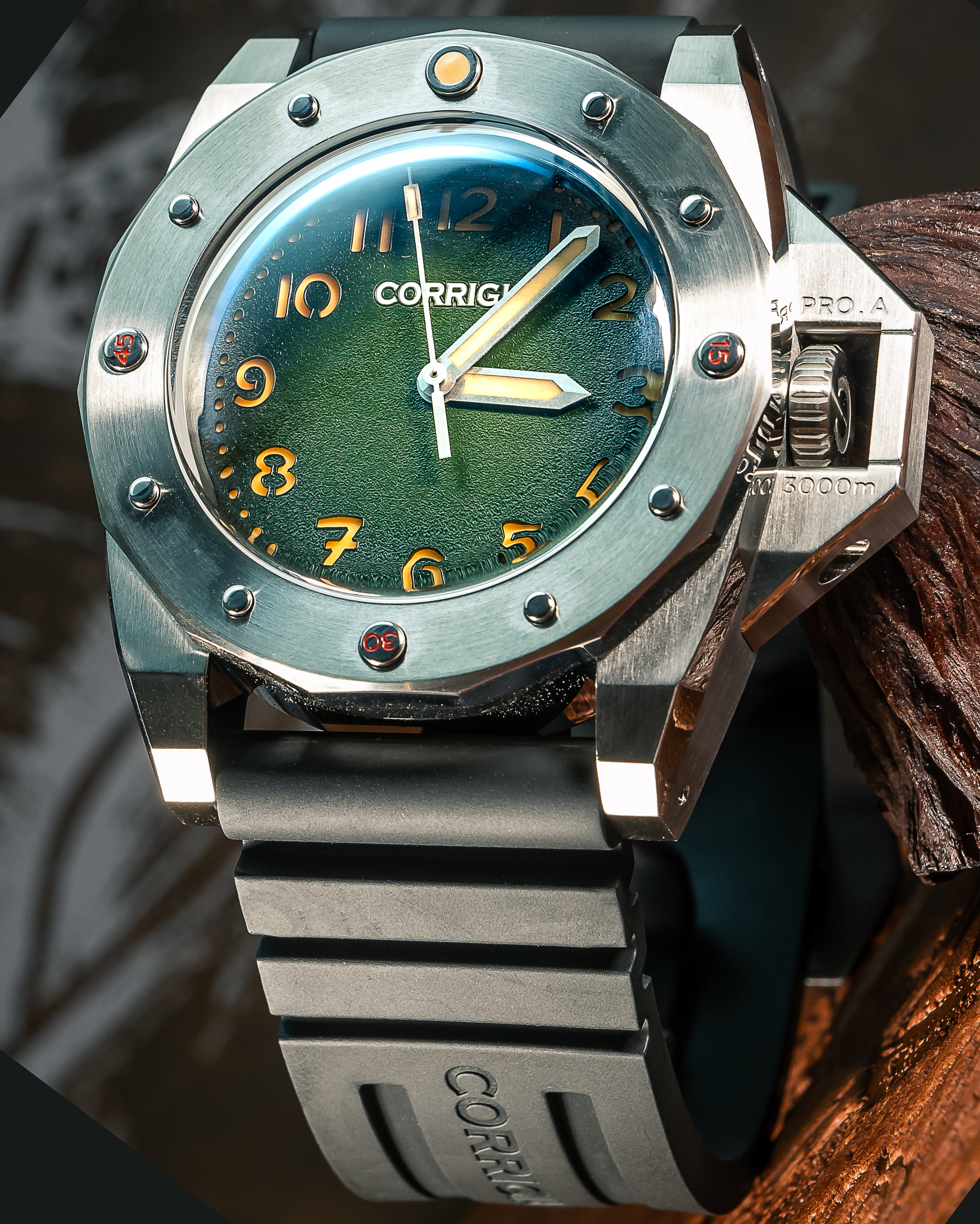 Corrigia02 Steel P-Green REF.AS.589-614-578-579-580 Ausstellungsstück