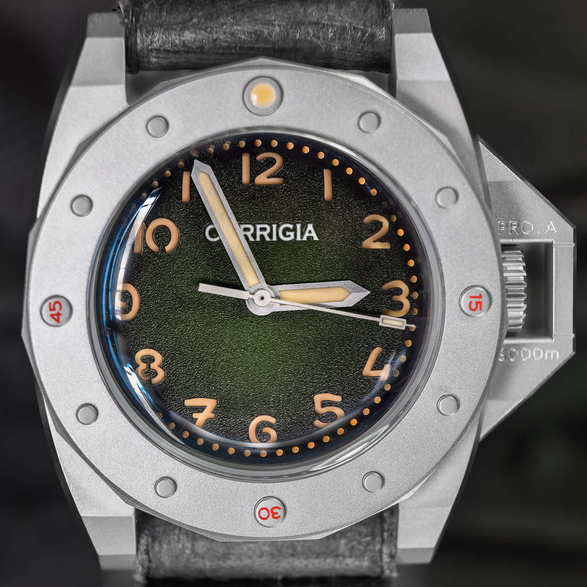 Corrigia02 Blasted P-Green Ref.652-614-584-585-586