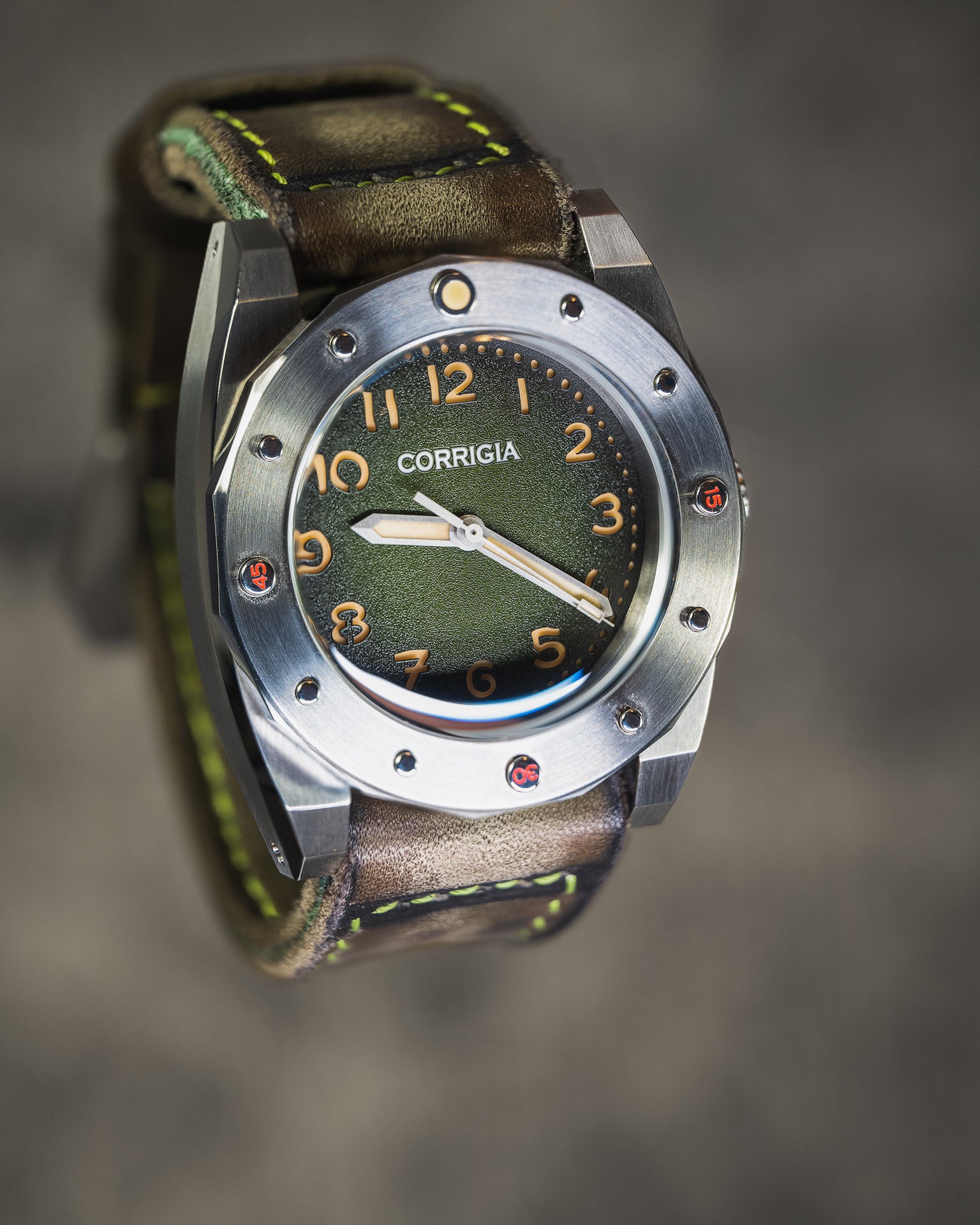 Corrigia02 Steel P-Green Ref.589-614-578-579-580