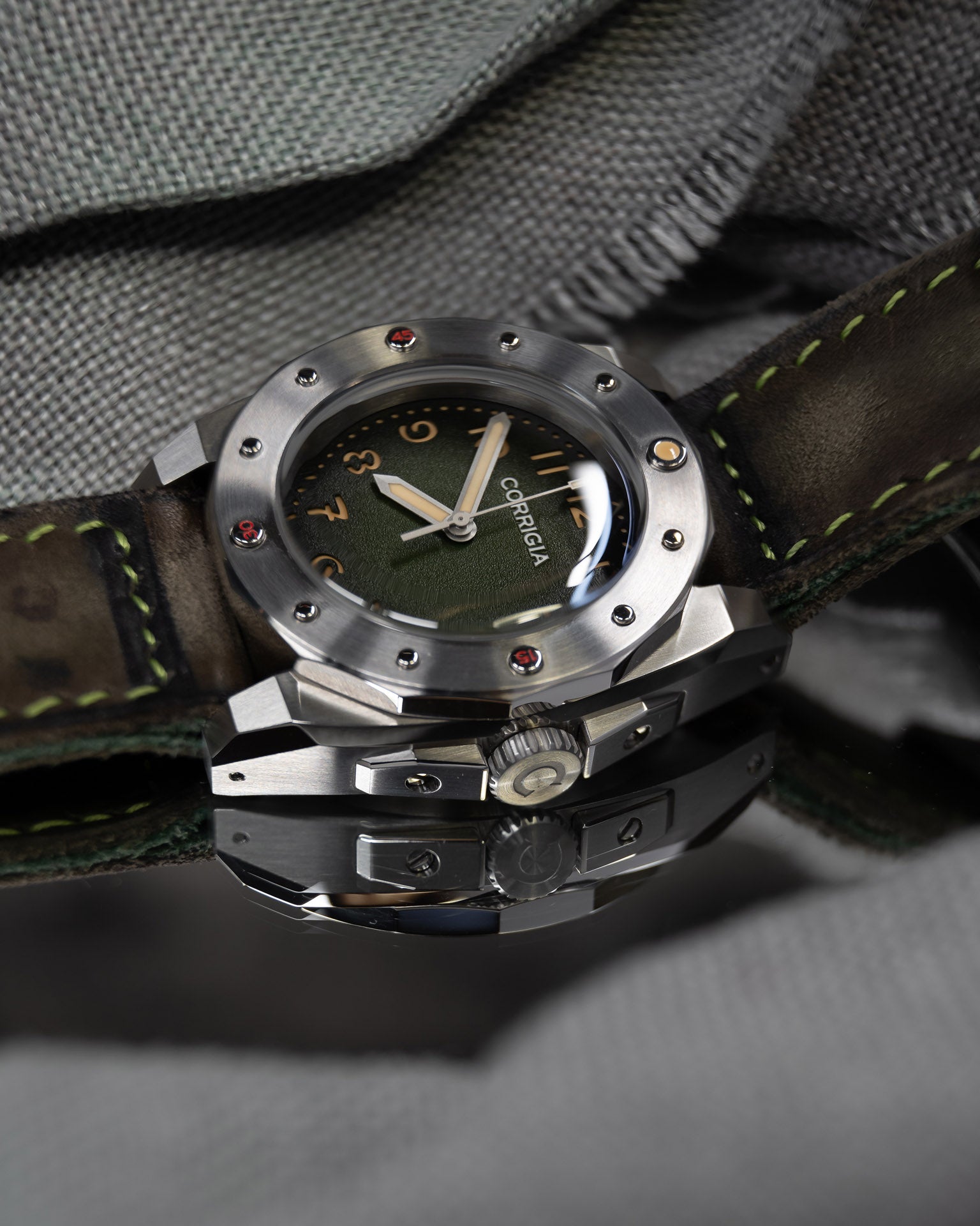 Corrigia02 Steel P-Green Ref.589-614-578-579-580