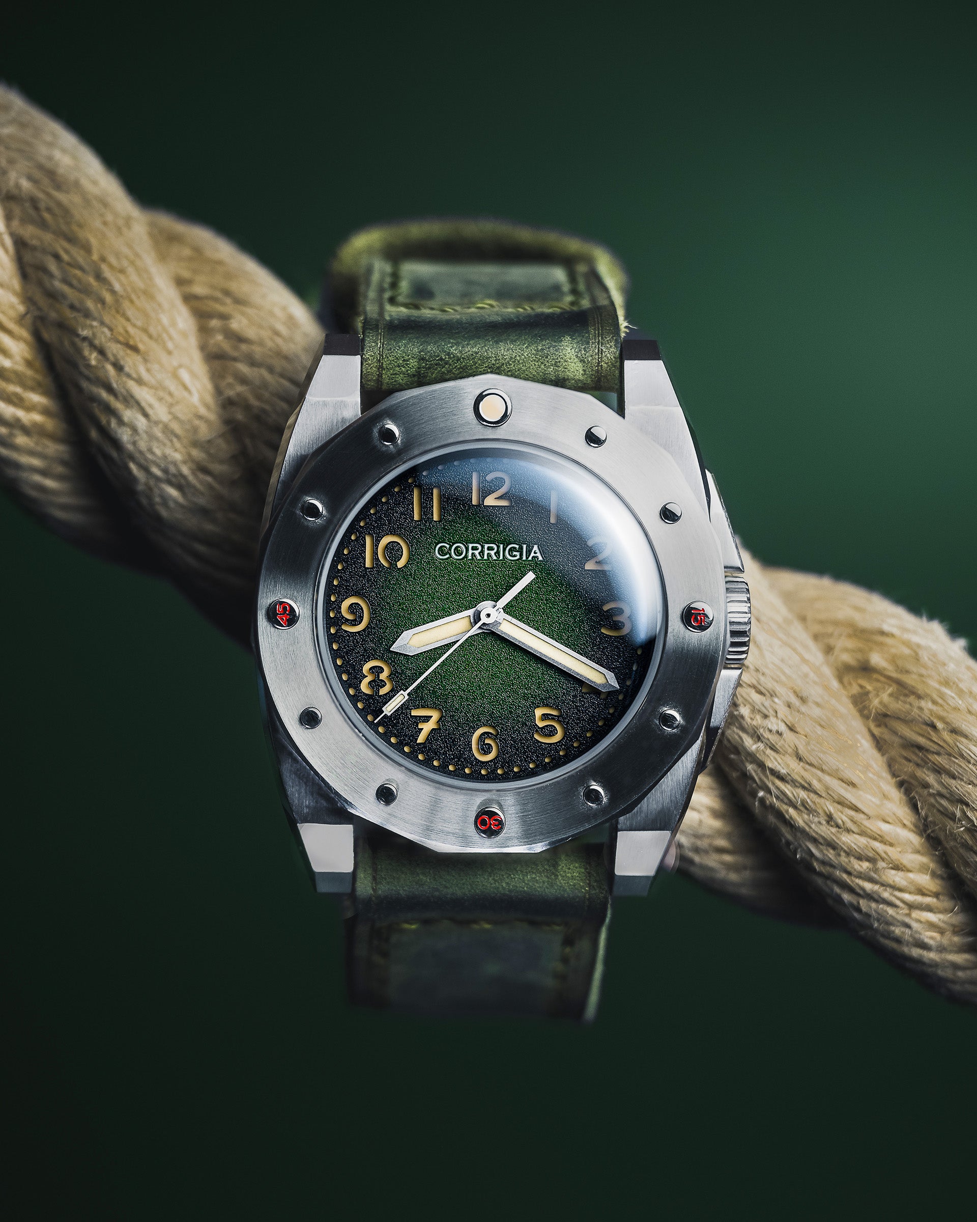 Corrigia02 Steel P-Green Ref.589-614-578-579-580