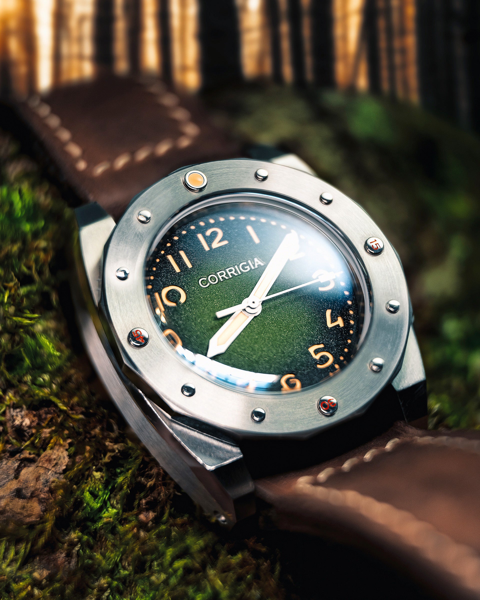 Corrigia02 Steel P-Green Ref.589-614-578-579-580