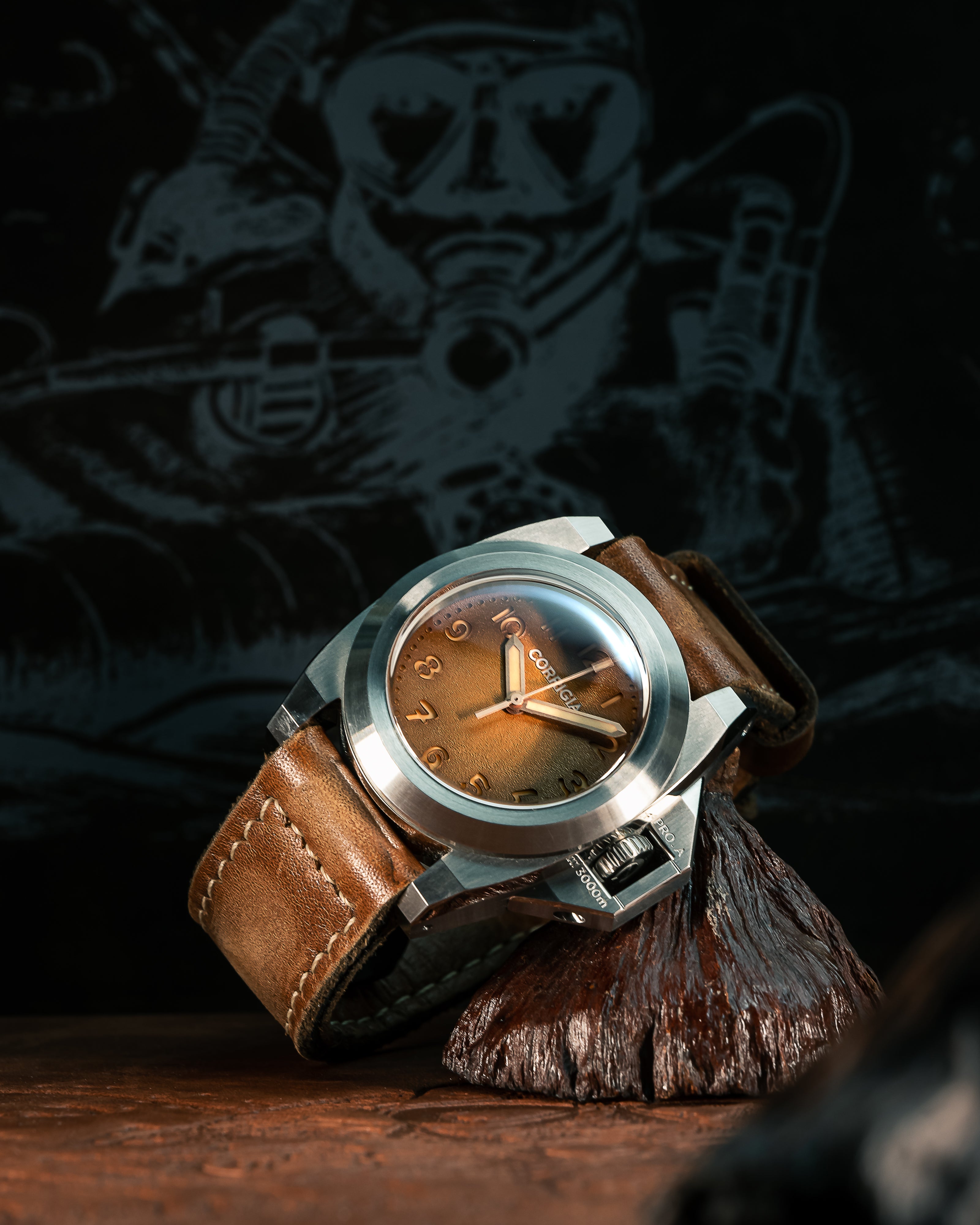 Corrigia03 Steel P-Brown REF.AS.601-614-578-579-580 Display Model