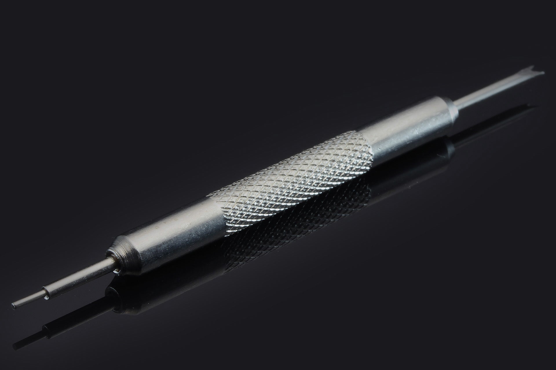 Stainless steel spring bar tool for replacing spring bars