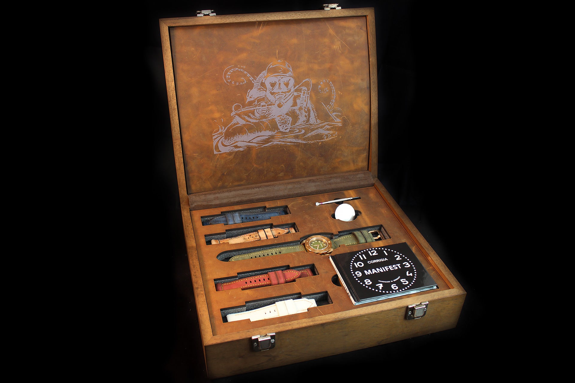 Corrigia01 Bronze P-Olive Réf. 611-613-576-577