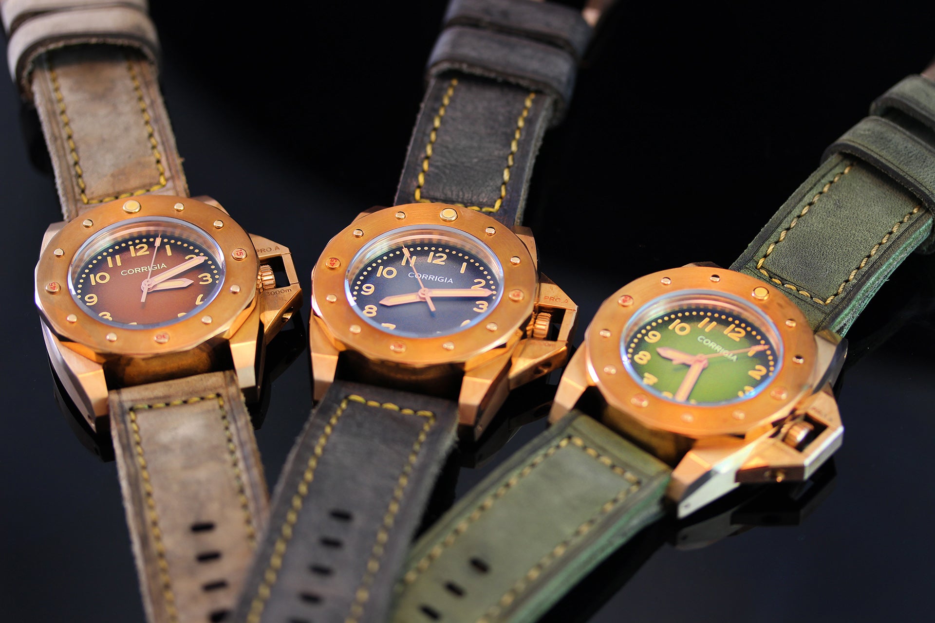 Corrigia01 Bronze P-Gray Ref.610-613-576-577