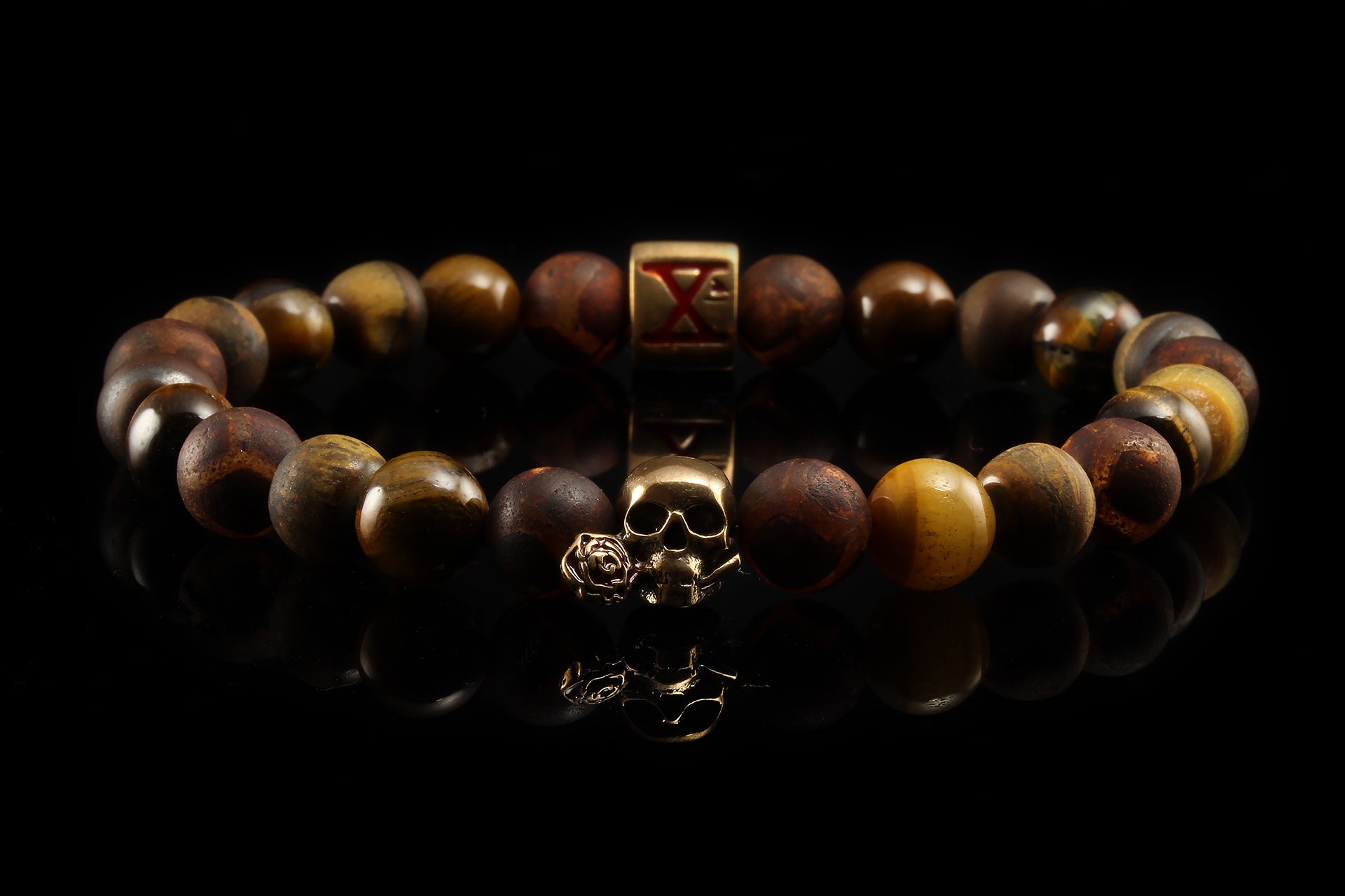 BEADS03 - Brown Bronze Xª Flottiglia MAS | Beaded Bracelet Bracelet