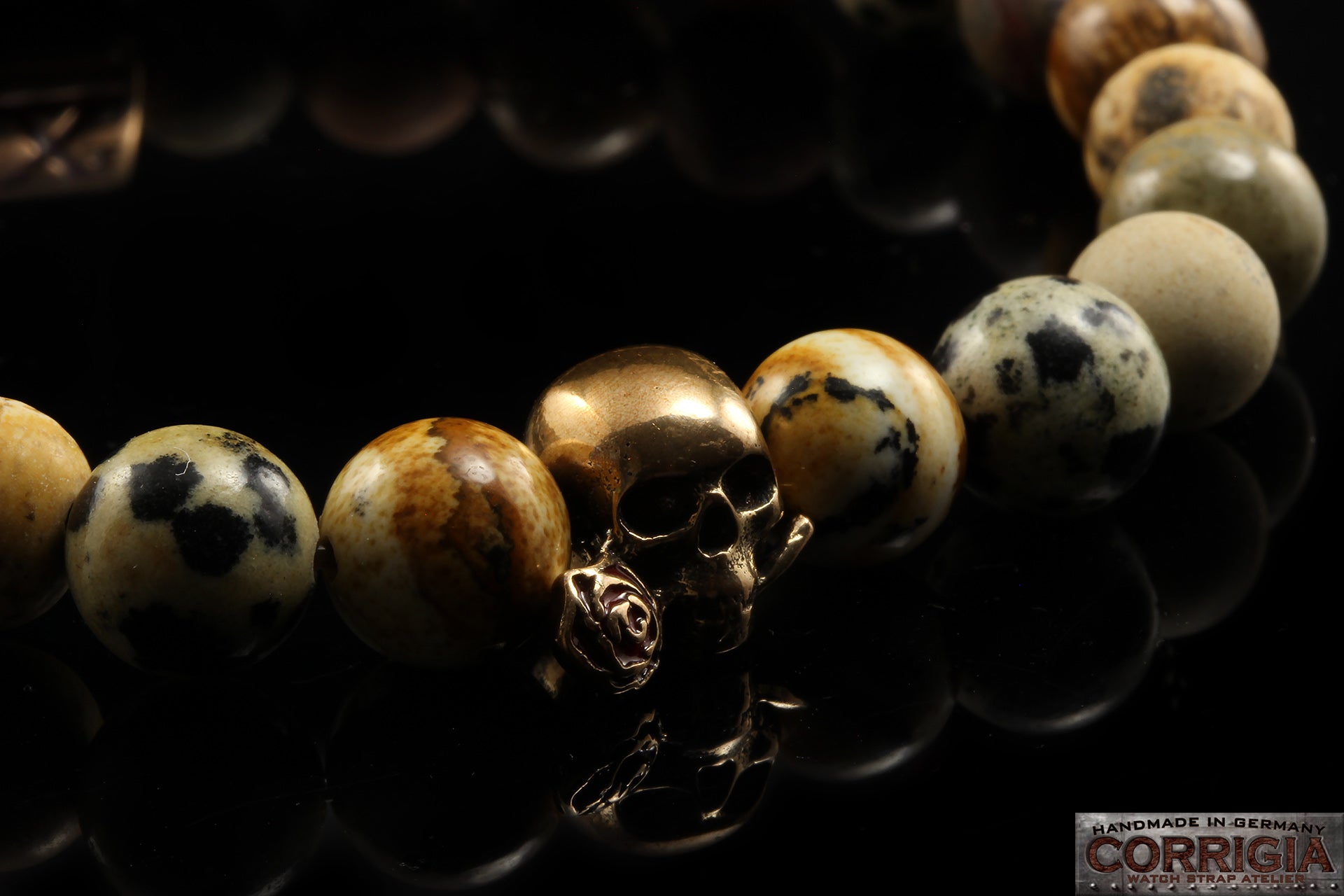 BEADS04 - Tan Bronze Xª Flottiglia MAS | Beaded Bracelet Bracelet