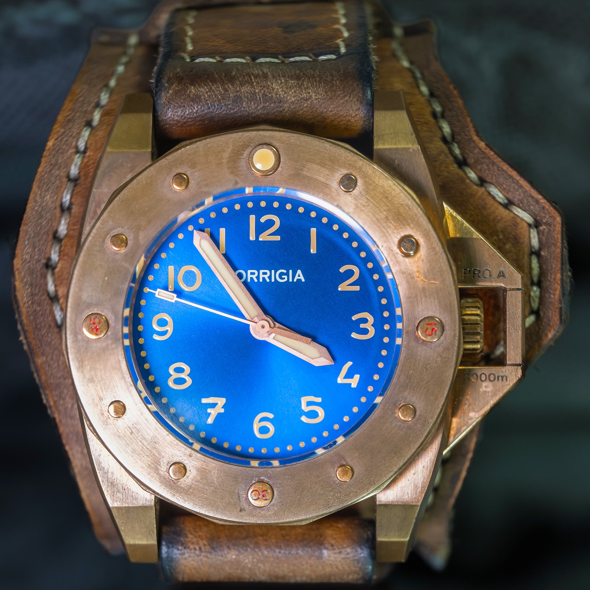 Winkel15 Brown with Corrigia crown guard