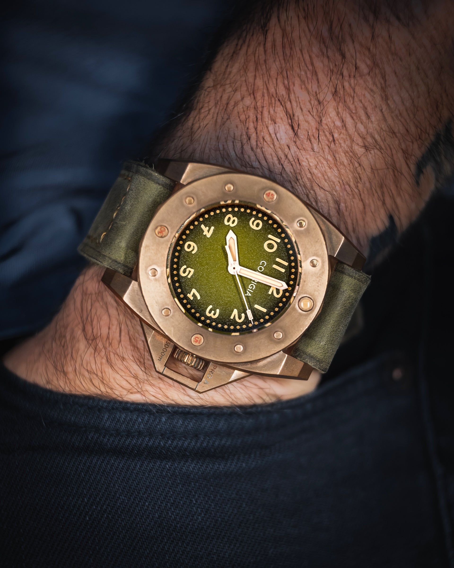Corrigia01 Bronze P-Olive Ref.611-613-576-577