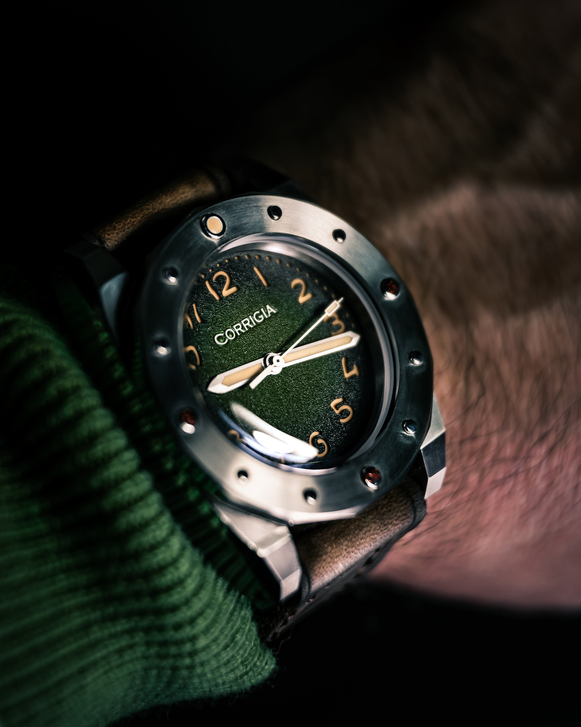 Corrigia02 Steel P-Green Ref.589-614-578-579-580