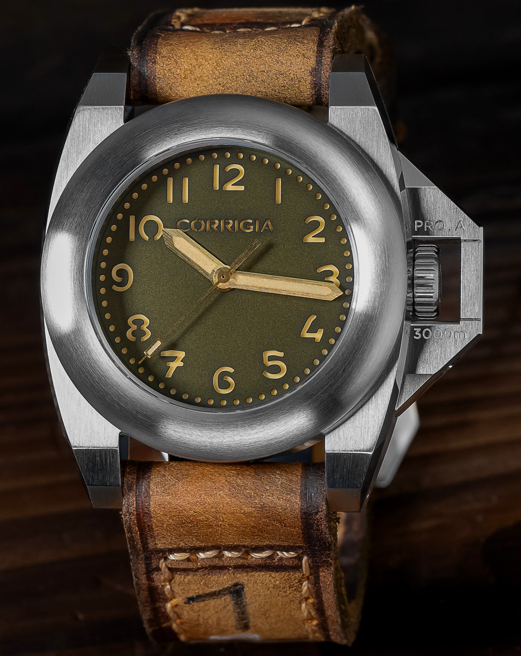 Corrigia05 Steel M-Olive Ref.661.631.664.665.666