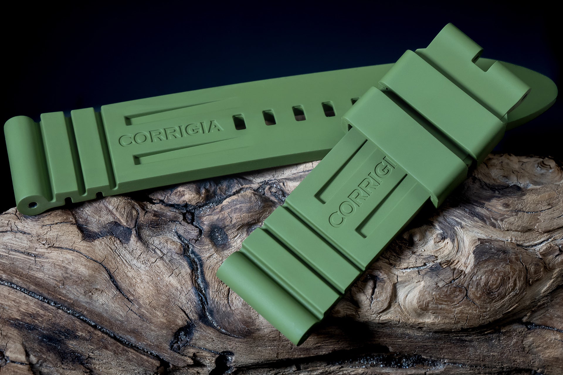 RUBBER04 Combat Olive Tactical FKM wave rubber