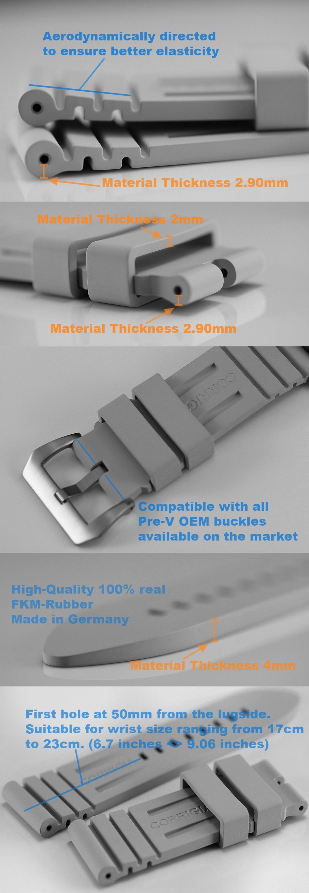 Corrigia03 Steel V-Silver Ref.703-614-578-579-580