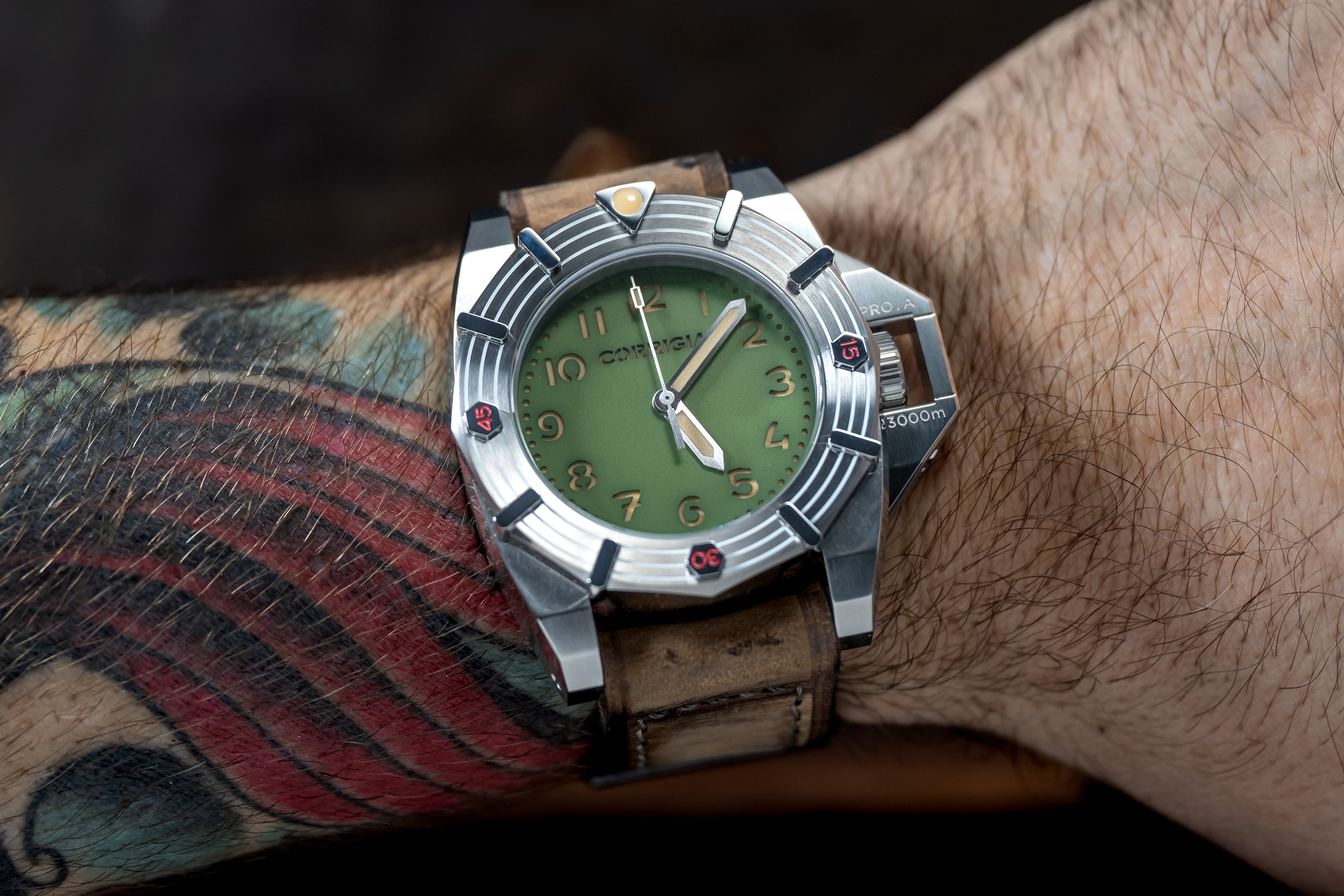 Corrigia04 Acier M-Olive Réf. 656.631.664.665.666