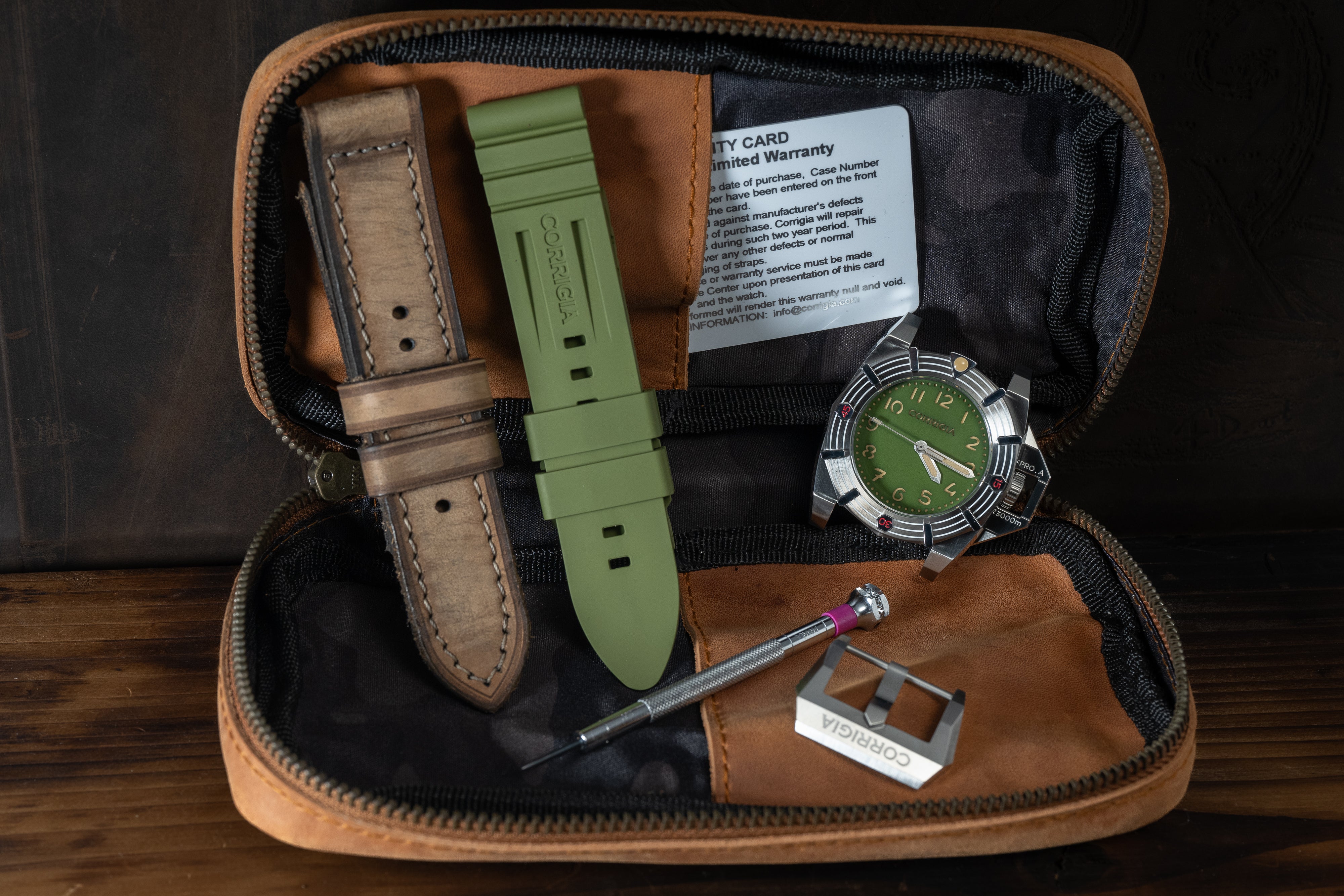 Corrigia04 Acier M-Olive Réf. 656.631.664.665.666