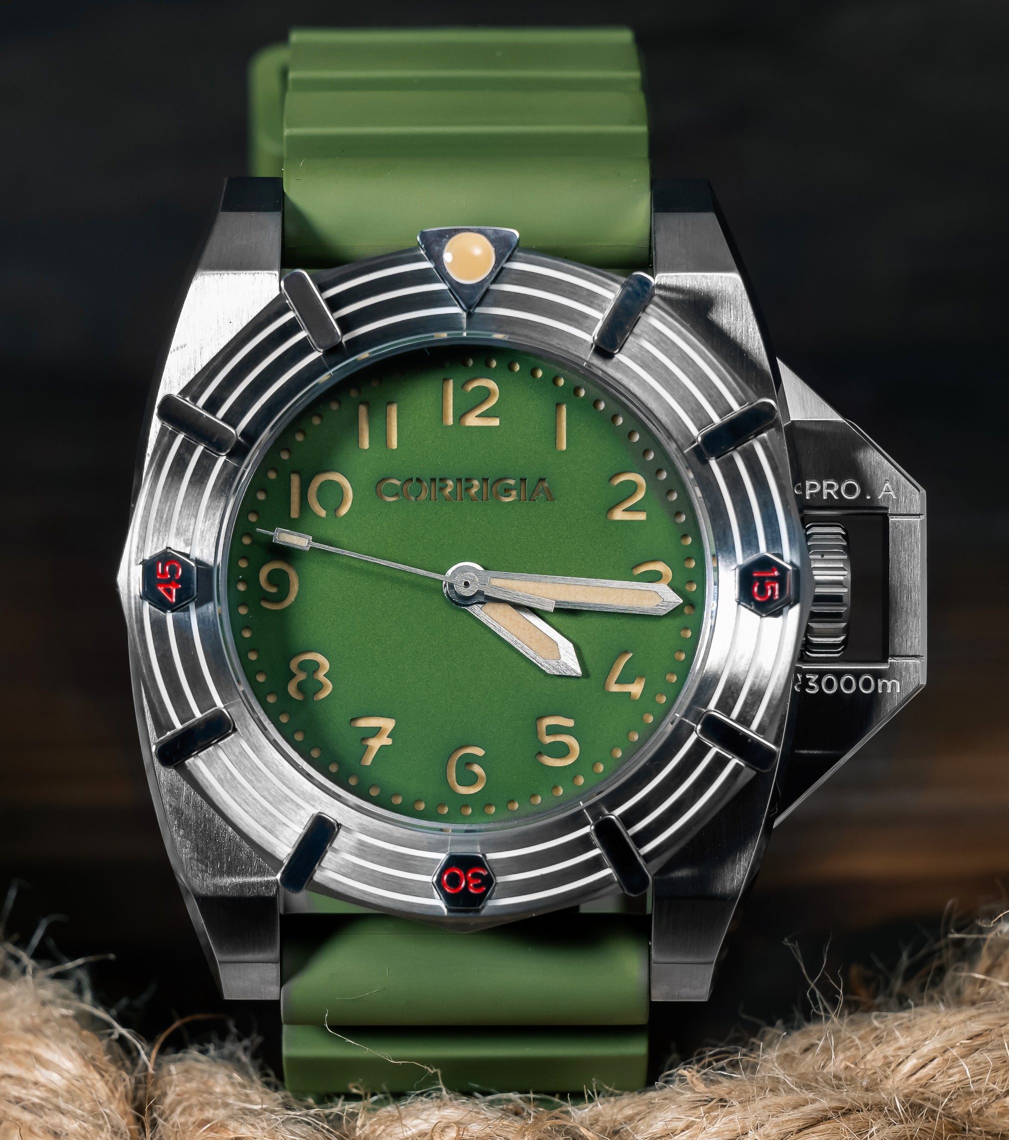 Corrigia04 Acier M-Olive Réf. 656.631.664.665.666