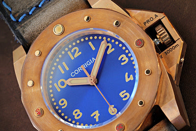 Corrigia01 Bronze S-Blue REF.AS.608-613-576-577 Exhibition piece 