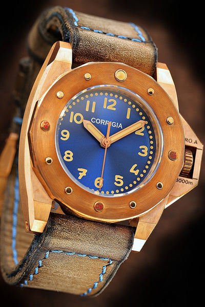 Corrigia01 Bronze S-Blue REF.AS.608-613-576-577 Exhibition piece 