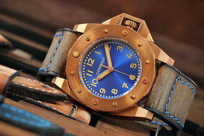 Corrigia01 Bronze S-Blue REF.AS.608-613-576-577 Exhibition piece 