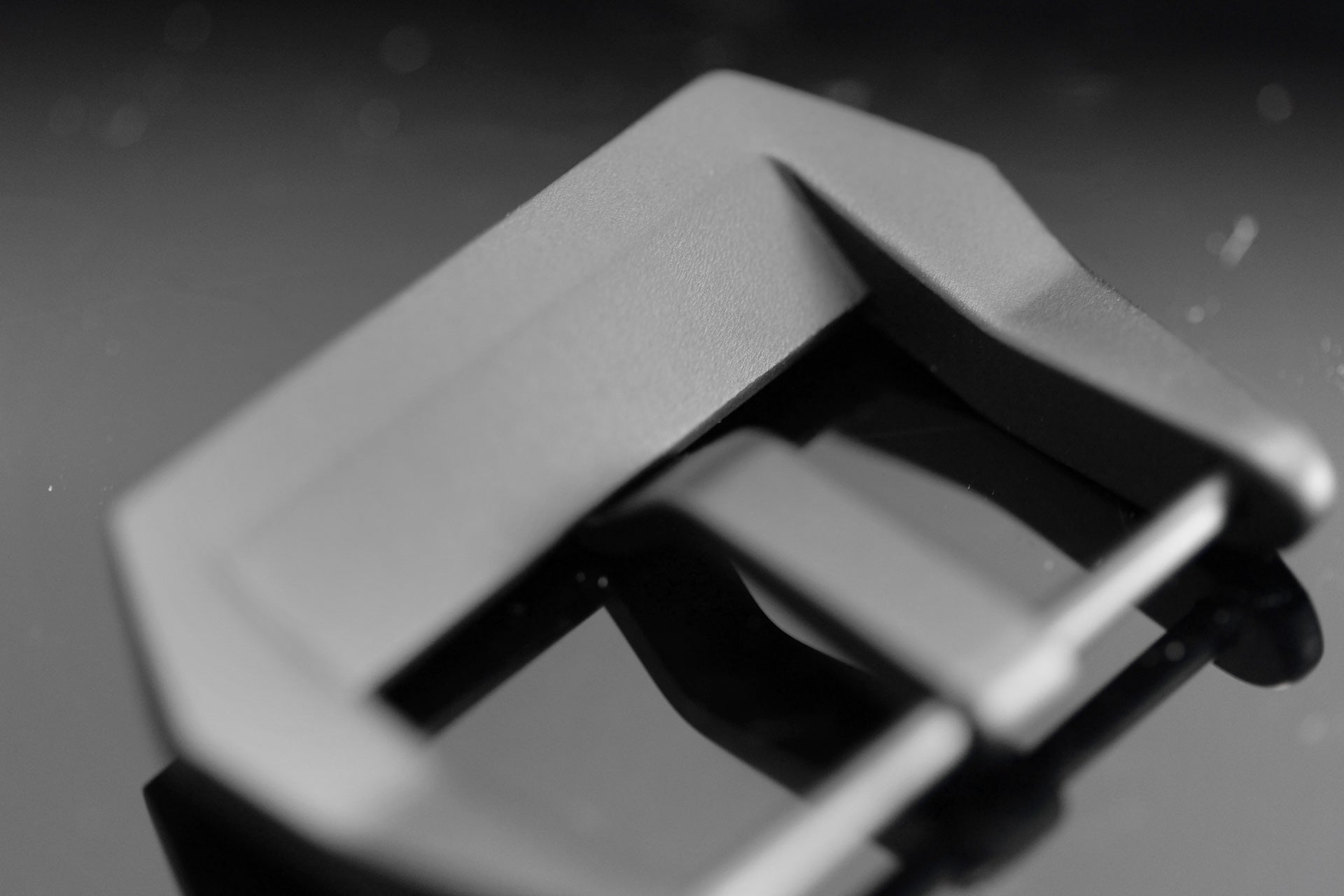 Screw-on Corrigia Buckle, stainless steel, sandblasted, handmade