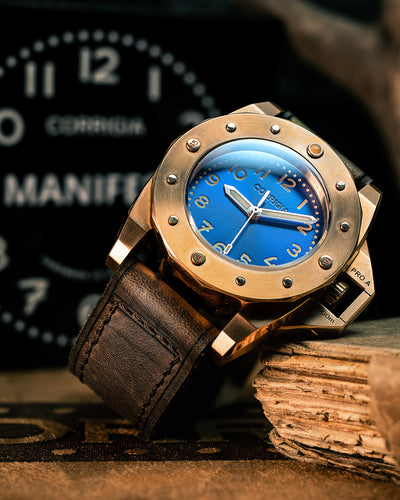 Corrigia01 Bronze S-Blue REF.AS.608-613-576-577 Exhibition piece 