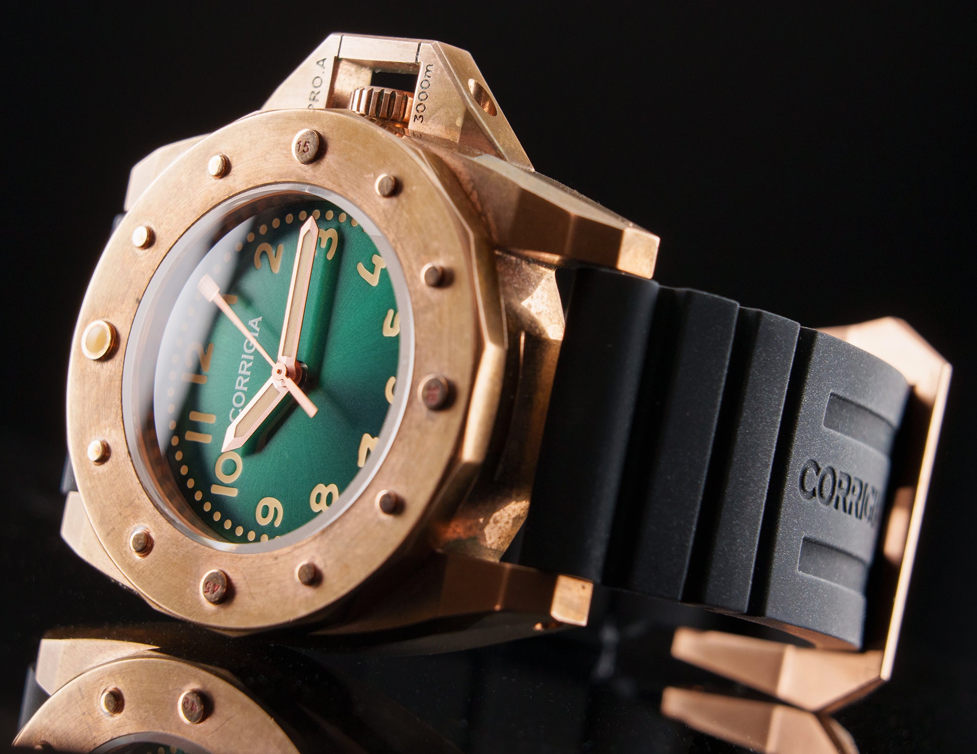 RUBBER01 Deep Black Tactical FKM wave rubber 