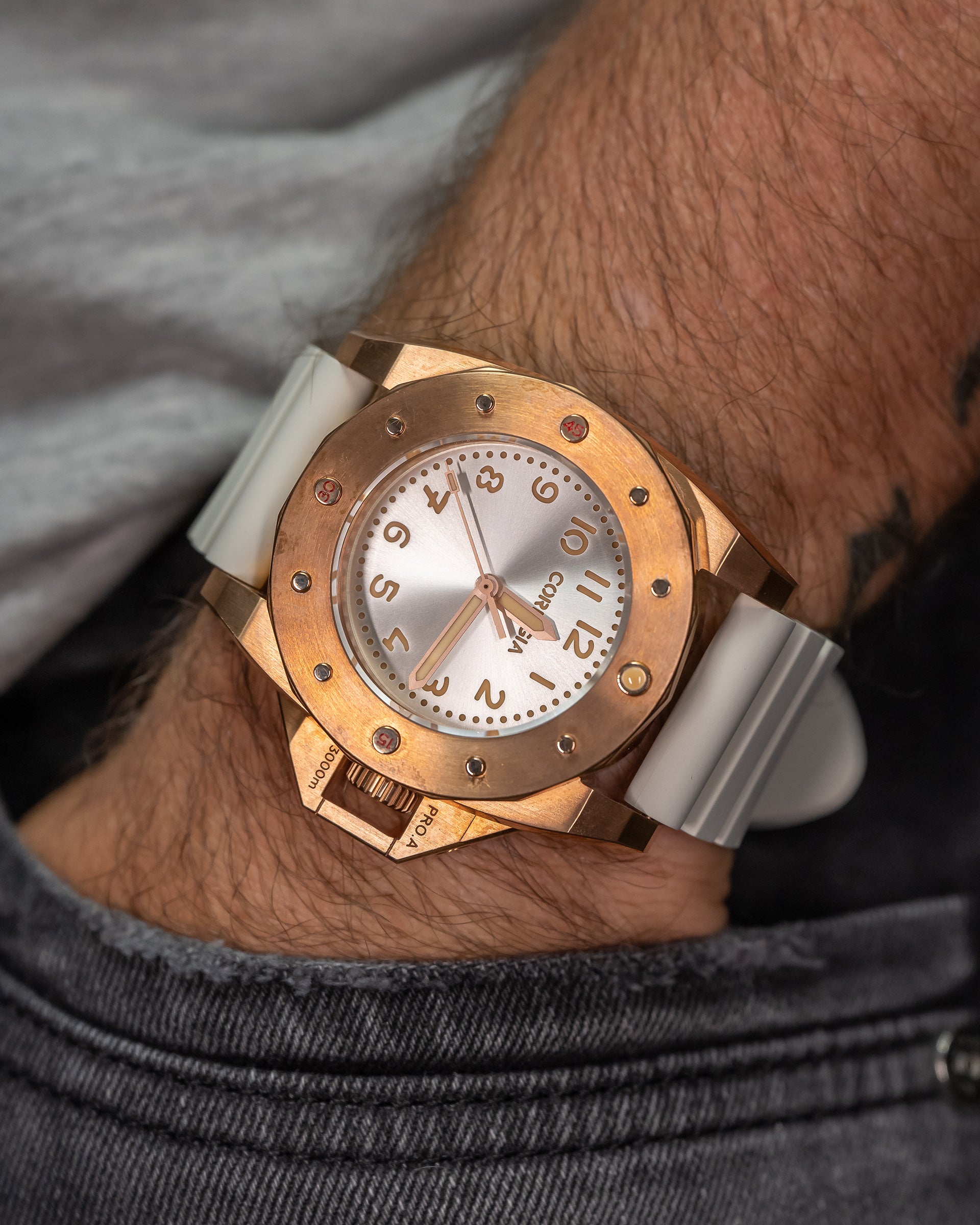 Corrigia01 Bronze S-White REF.AS.700-613-576-577 Exhibition piece 