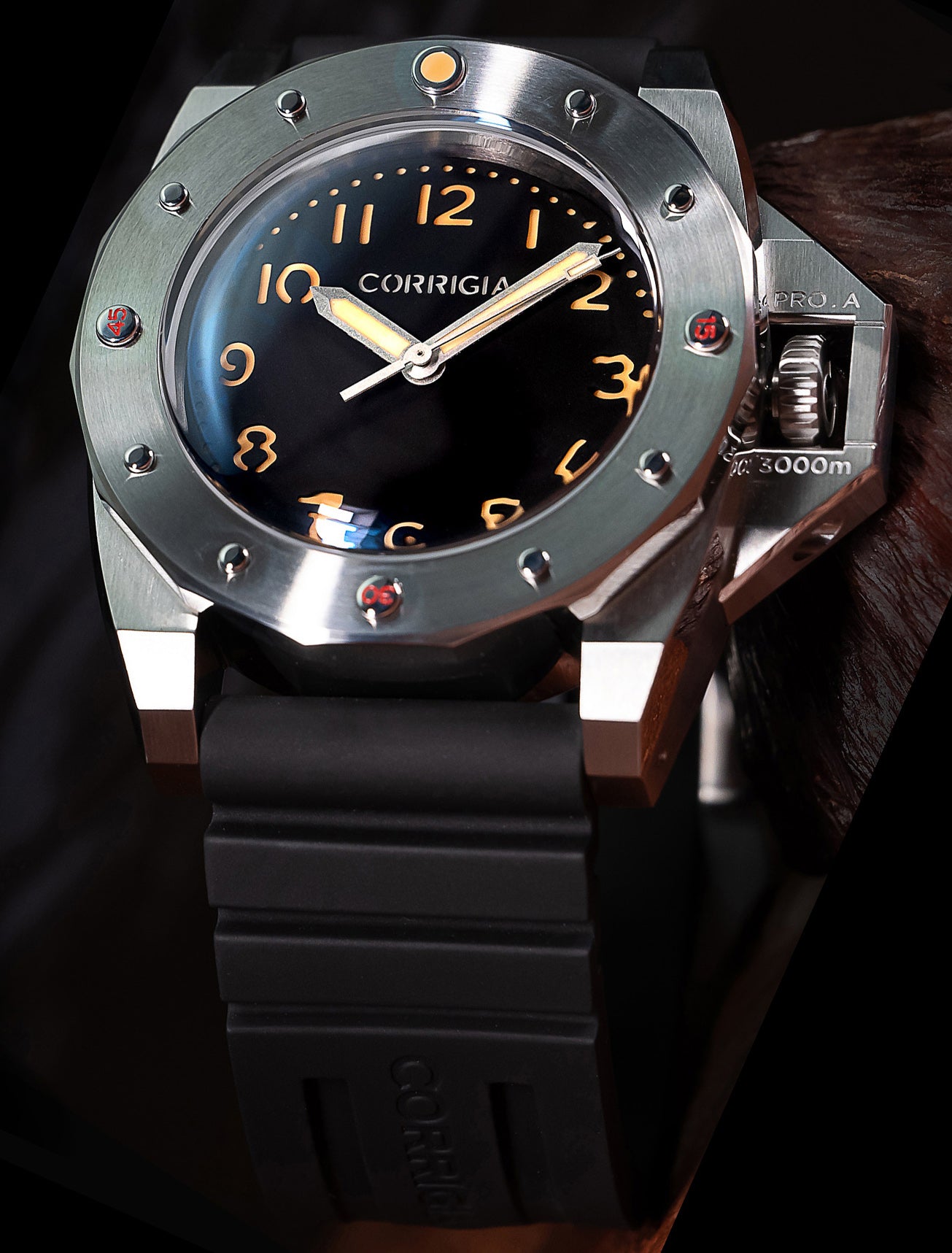 Corrigia02 Steel M-Black Ref. 702-614-578-579-580