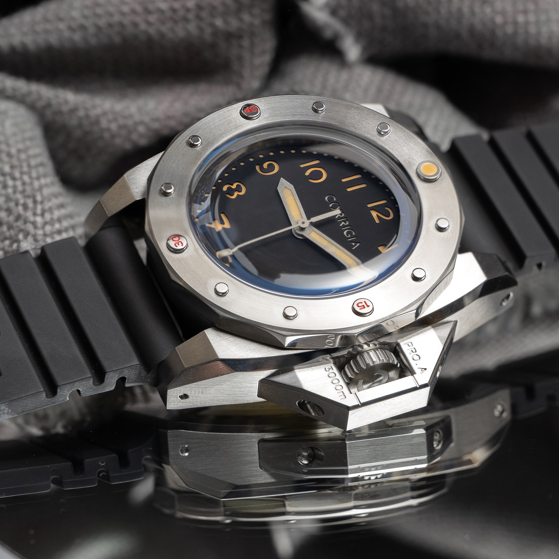 Corrigia02 Steel M-Black Ref. 702-614-578-579-580