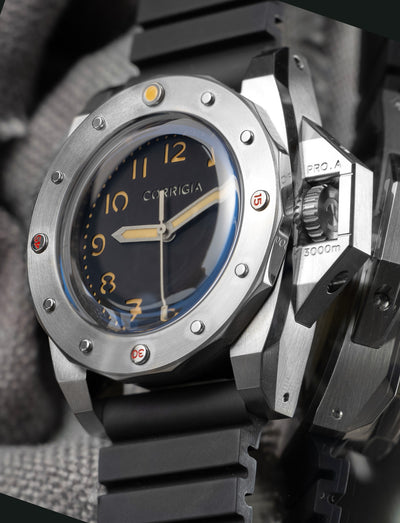 Corrigia02 Steel M-Black REF.AS.702-614-578-579-580 Display Model 