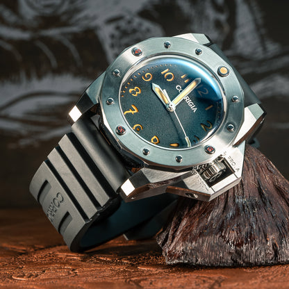 RUBBER01 Deep Black Tactical FKM wave rubber 