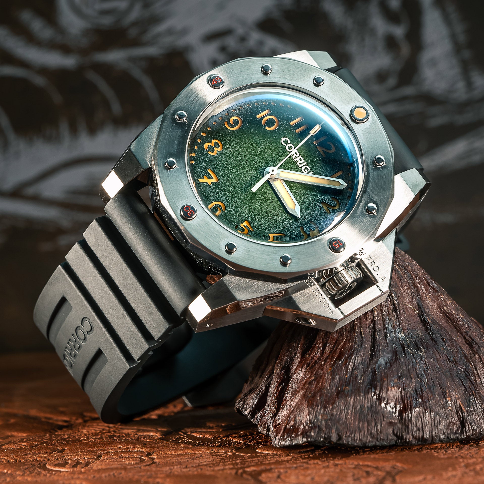 Corrigia02 Steel P-Green Ref.589-614-578-579-580