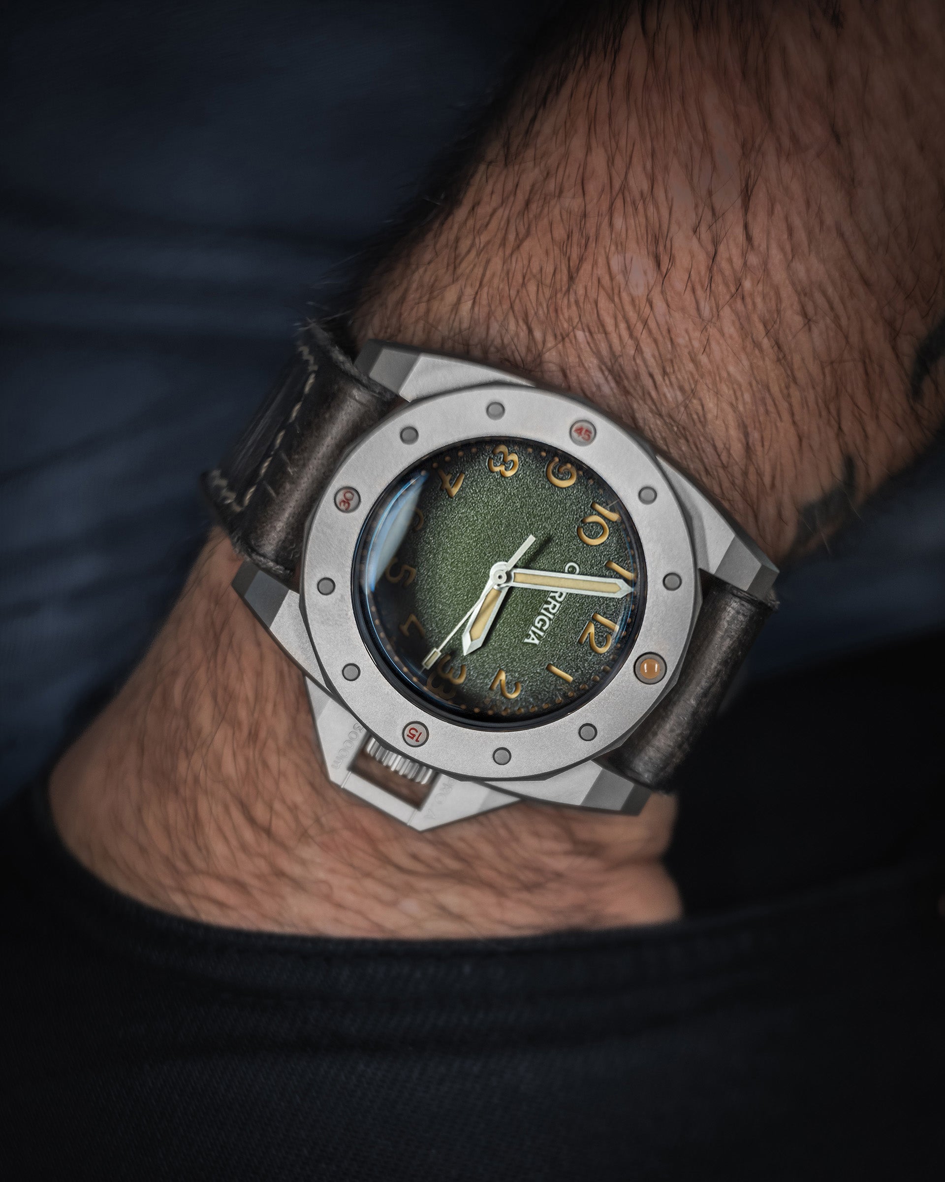 Corrigia02 Blasted P-Green Ref.652-614-584-585-586