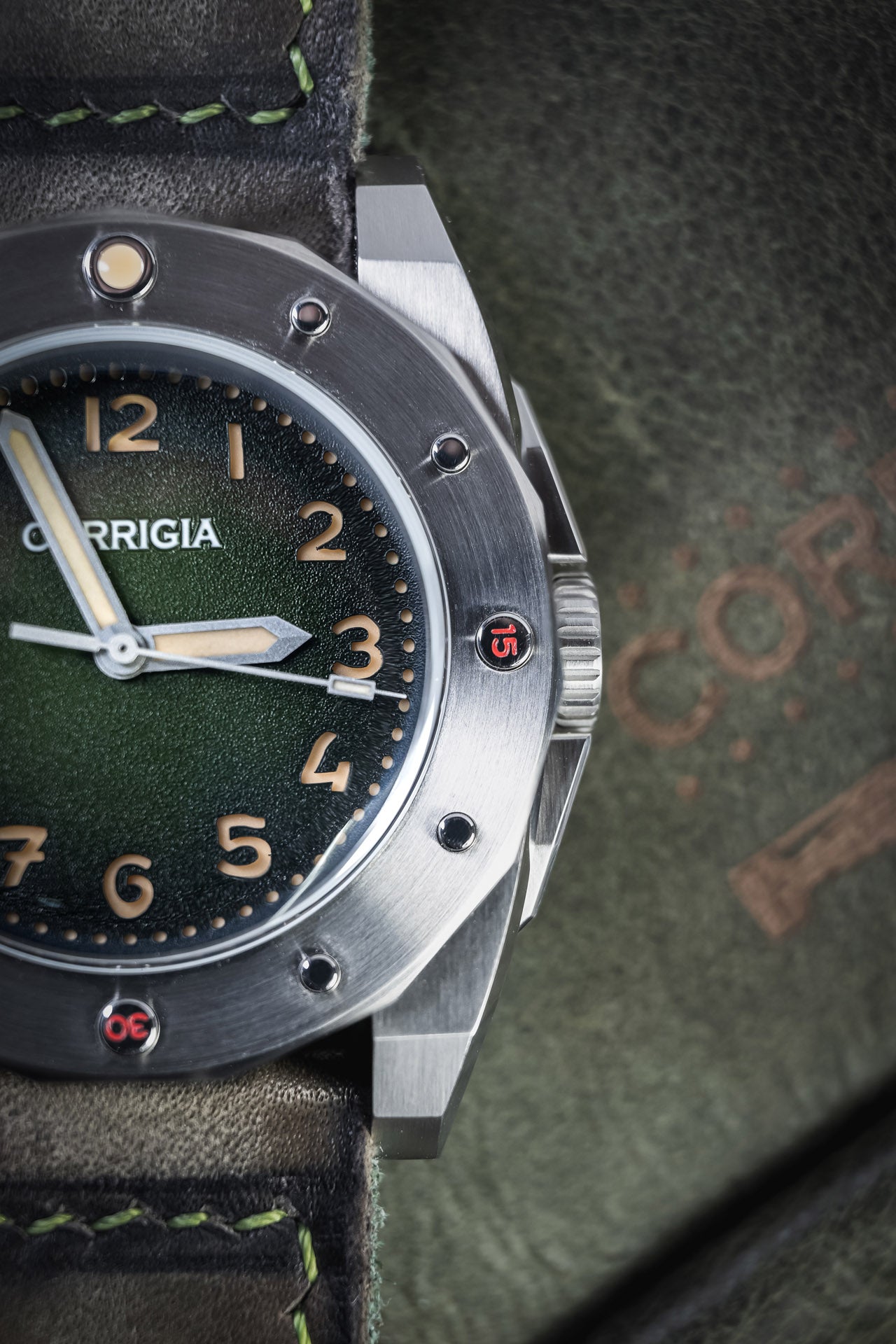 Corrigia02 Steel P-Green Ref.589-614-578-579-580