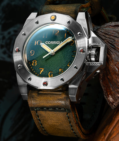 Corrigia02 Steel P-Green Ref.589-614-578-579-580