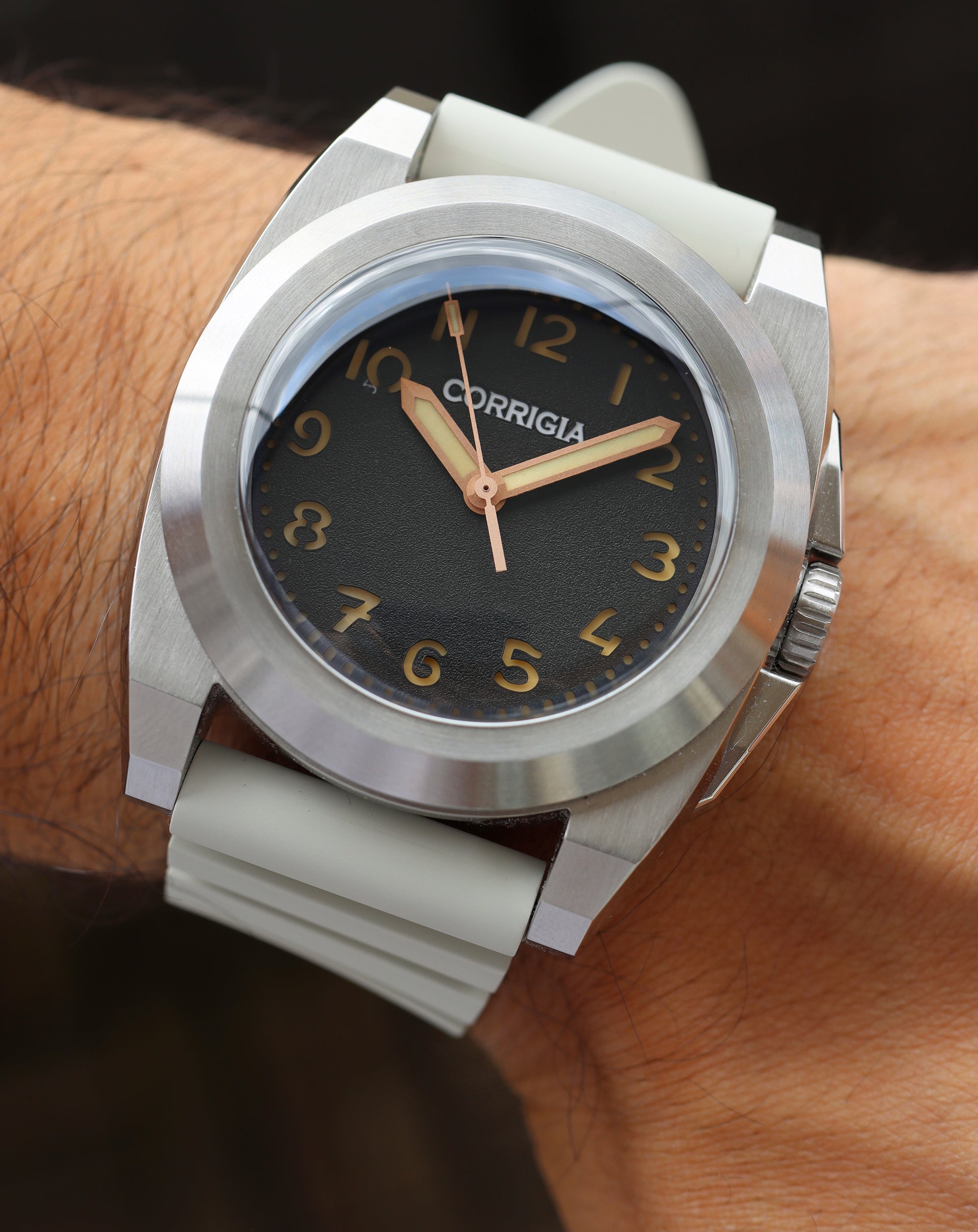 RUBBER02 Arctic Gray Tactical FKM wave rubber 