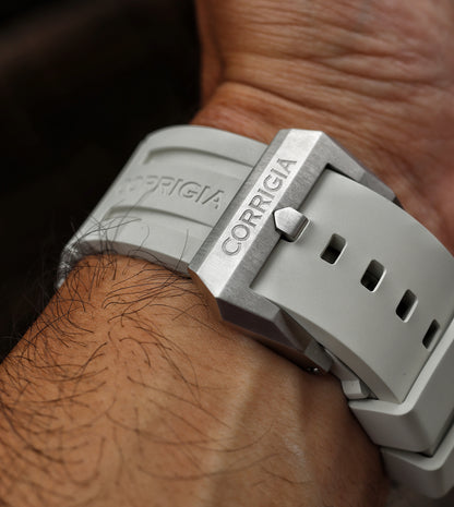 RUBBER02 Arctic Gray Tactical FKM wave rubber 