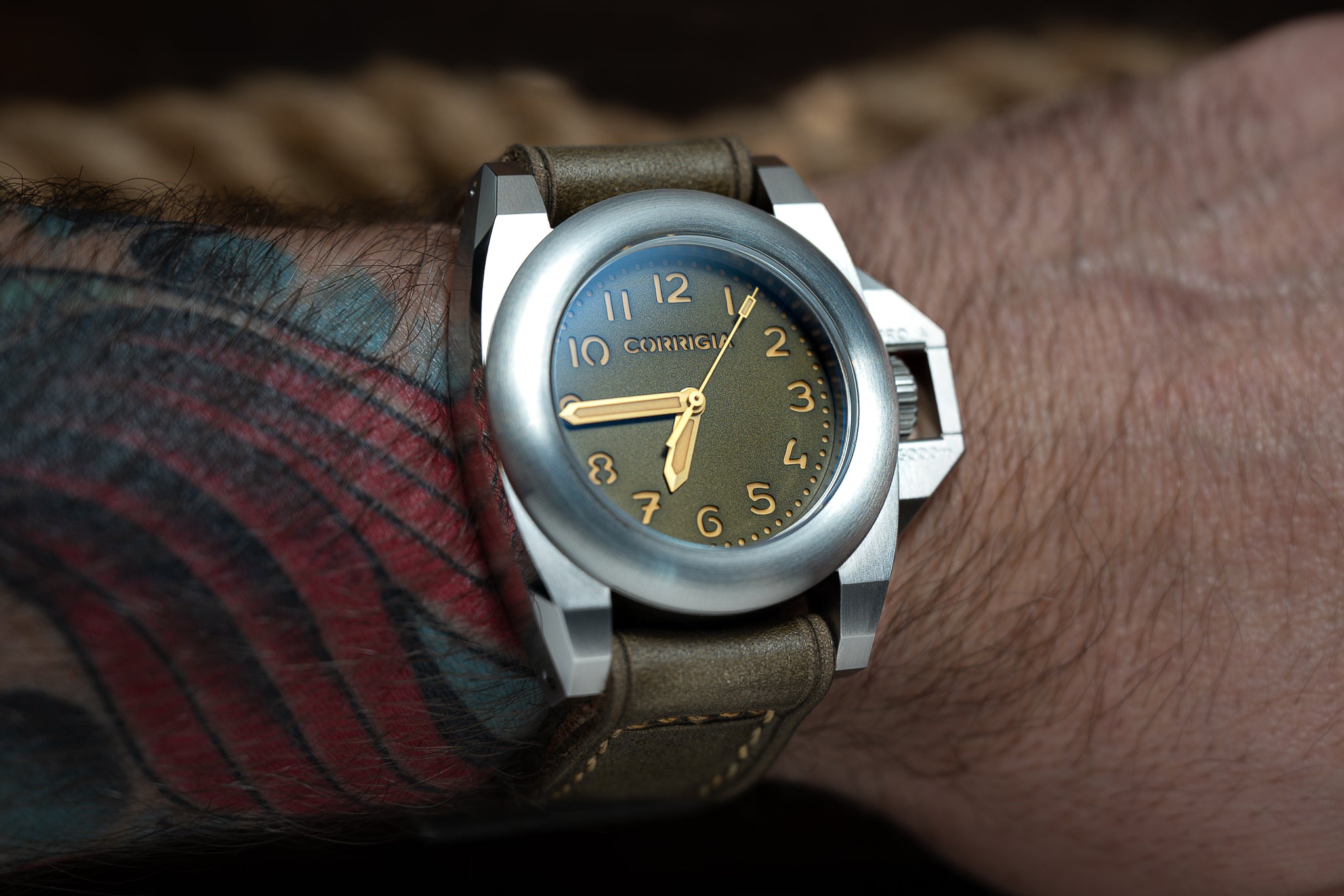 Corrigia05 Steel M-Olive Ref.661.631.664.665.666