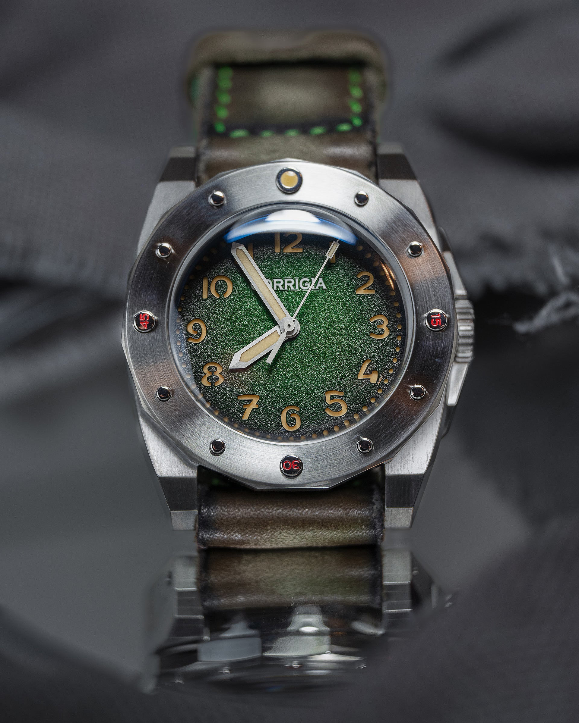 Corrigia02 Steel P-Green Ref.589-614-578-579-580