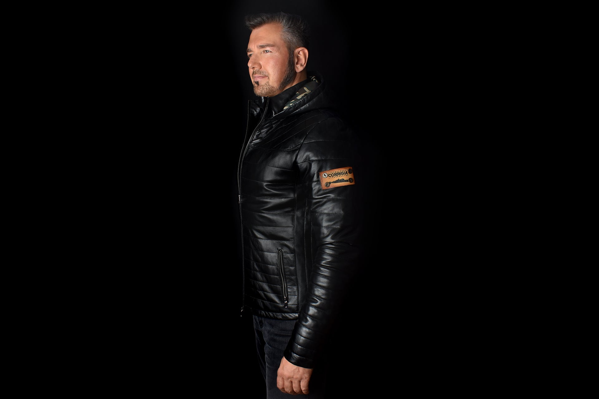 Jacket 05 - Black Removable Hood 