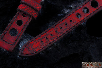 Heritage80 Rouge foncé - FABRICATION ARTISANALE 3 trous RMC 1968 