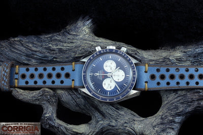 Minimo80 Bleu ARTISAN FABRIQUÉ 16 Trous RMC 1968 